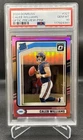 2024 Donruss Caleb Williams Optic Preview Pink RC #327 Bears Rookie QB PSA 10