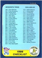 Click to enlarge Checklist: Twins / A's / Phillies / Mariners