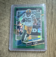 Panini Donruss Optic Tucker Kraft #243 Packers Rated Rookie Green Prizm