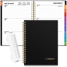 SUNEE 2026 Planner - Weekly and Monthly Calendar Planner from January 2026 - Dec