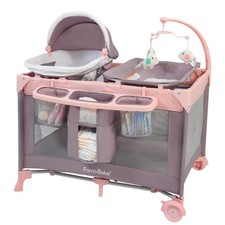 Parque Infantil 4 en 1 con Mois s y Cambiador para Reci n Nacido
