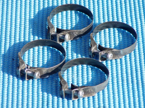 71-76 Honda CB550 CB500 F & K air cleaner connecting tube bands 44