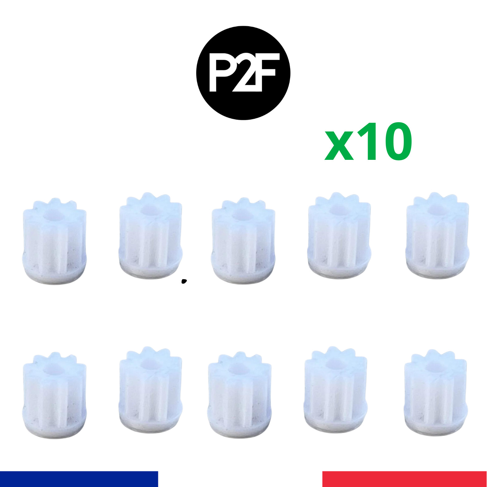 Réparer votre robot : pignon Thermomix TM6 et TM5 en lot de 10 pièces robustes