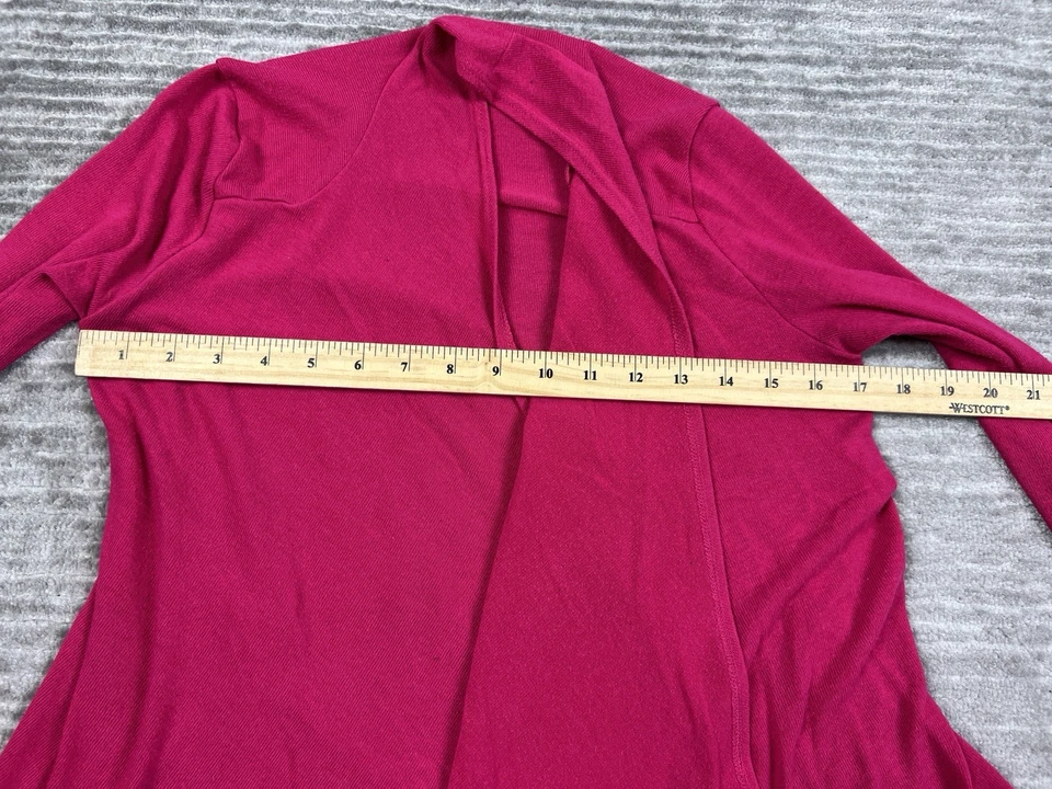 Vintage Van Heusen Cardigan Womens XS Pink Long Sleeve Duster Made in USA - Image 4 of 4