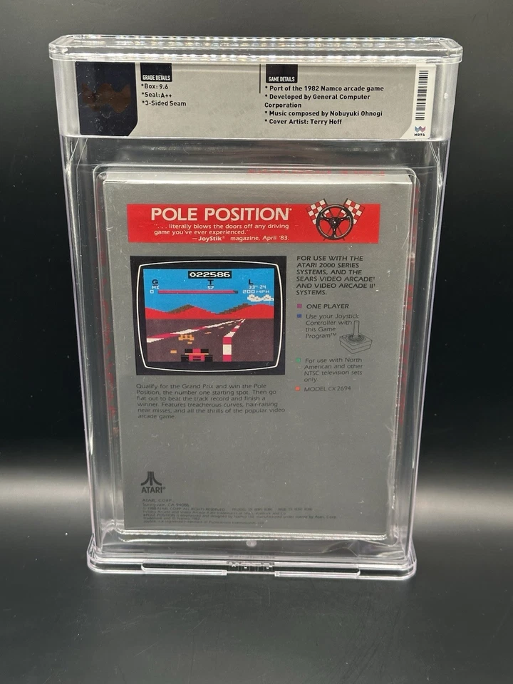 Atari 2600 Pole Position 9.6 A++ - Graded - Sealed - New - Wata - Image 3 of 4