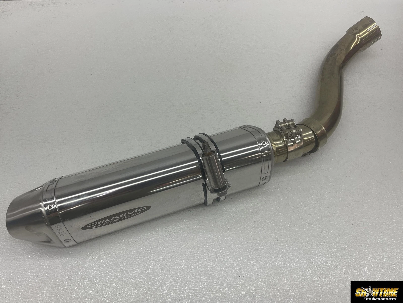 99-02 SUZUKI SV650 DELKEVIC EXHAUST PIPE MUFFLER SLIP ON CAN SILENCER