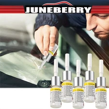 5-Pack Auto Glass Nano Repair Fluid Car Windshield Resin Crack Tool Crack 3J