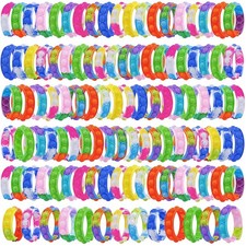 110Pcs Pop Bracelet Fidget Toy Wearable Fidget Bracelets Push Poping Bubble S...