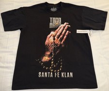 Camiseta de concierto de rap mexicano Todo Fe Klan 473 para hombre talla mediana 6B17027