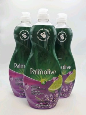 Palmolive Liquid Dish Soap, Lavender Lime Scent, 20 Oz 3 Pack