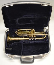 CONN 15A DIRECTOR CORNET WITH ORIGINAL CASE AND CONN 4 MOUTHPIECE