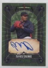 2024 5 Card Draw Contemporary Purple Foil Green 3/3 Royber Salinas Auto 0nr3