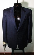 DANIEL CREMIEUX Blue Wool Blazer Suit Jacket Men's Size 43R