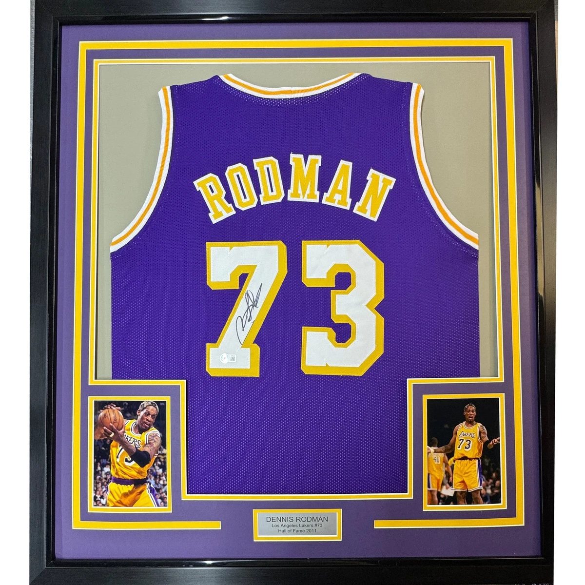 Dennis Rodman Los Angeles Lakers NBA Original Autographed Items