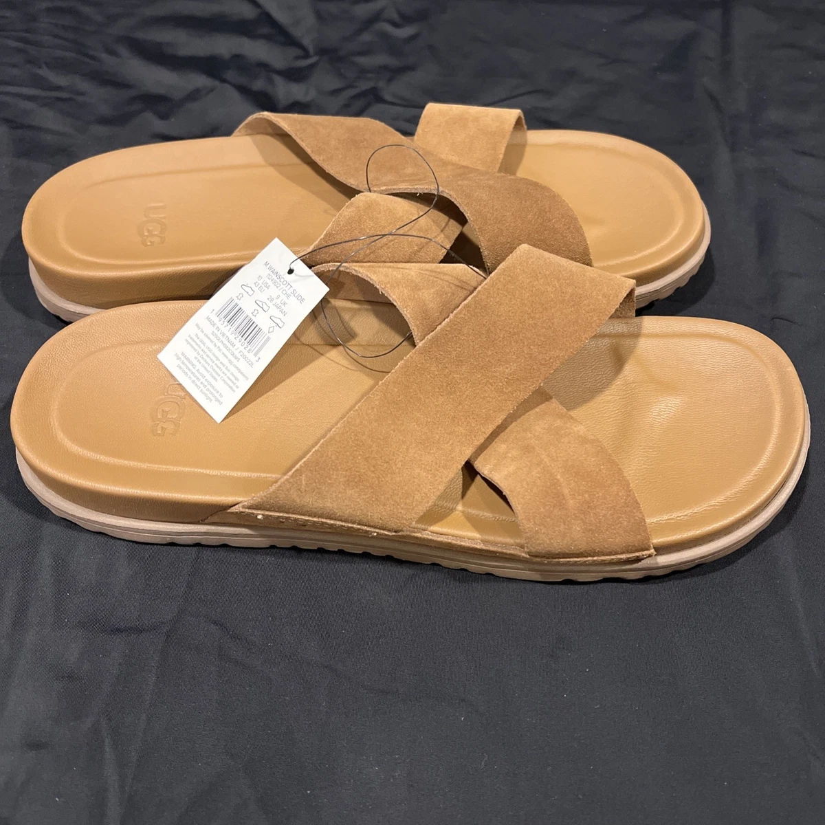 UGG Slide Brown Sandals for Men for sale | eBay