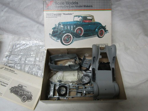 VINTAGE SCALE MODELS METAL MODEL KIT CAR AUTO KITBASH PARTS CHEVROLET ...