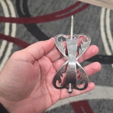 Hair Accessory Stick Taxco 925 Sterling Silver Bun Holder Barrette