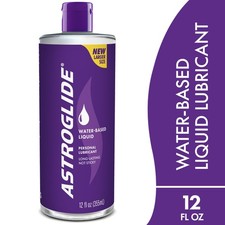 Astroglide Liquid, Water Based Personal Lubricant, Condom Compatible Lube, 12oz