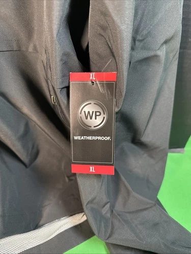 NWT WP Weatherproof Men's Rain Jacket Size XL Black image 6