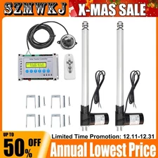 12V LCD Solar Panel Tracking Tracker Dual Axis Kits W/ 6000N 18" Linear Actuator