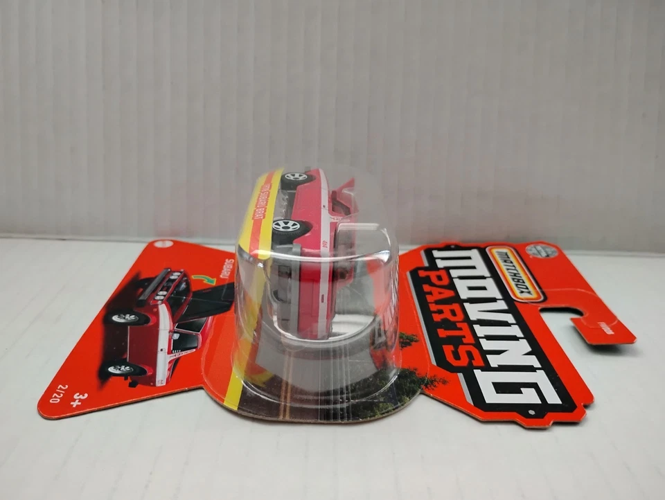 2021 Matchbox Moving Parts #2 1978 Subaru Brat BRILLIANT RED - Image 4 of 4