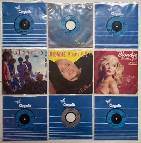 Blondie Collection 9 x 7” Vinyl Record 45rpm Singles Bundle Debbie Harry Job Lot