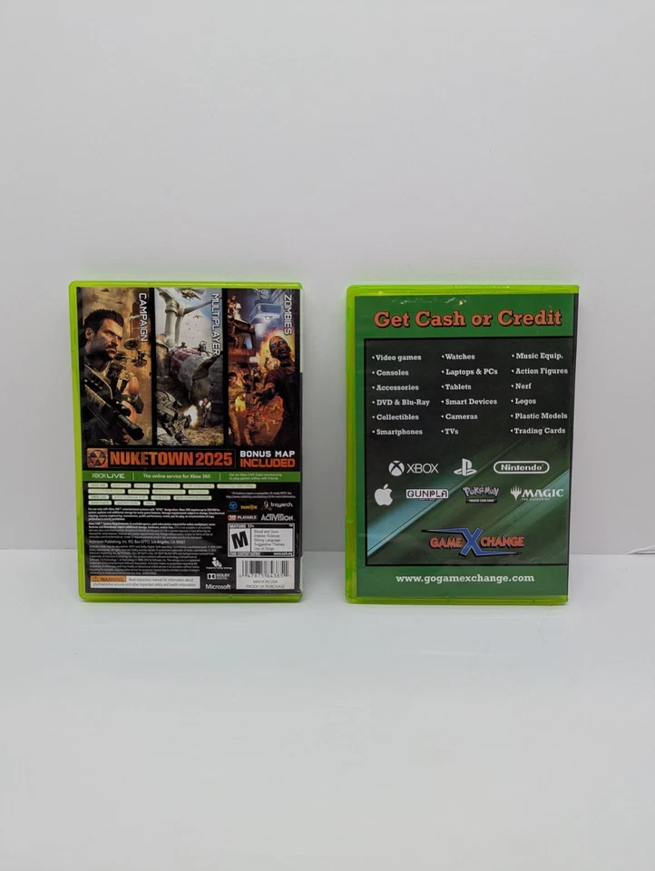 Xbox 360 Game Call of Duty 2 and Call of Duty Black Ops 2 - Image 2 of 4