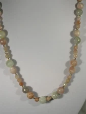 20" Moonstone Bead Necklace