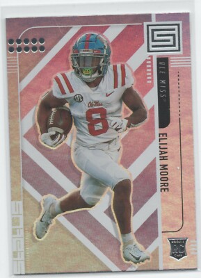2021 Chronicles Draft Status #157 Elijah Moore OLE MISS REBELS Rookie Card 35
