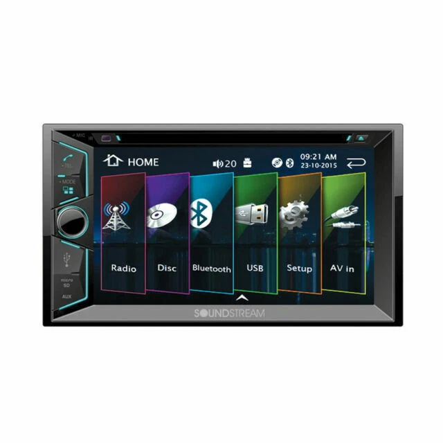 Soundstream HD Radio listo unidades de video para tablero sin GPS