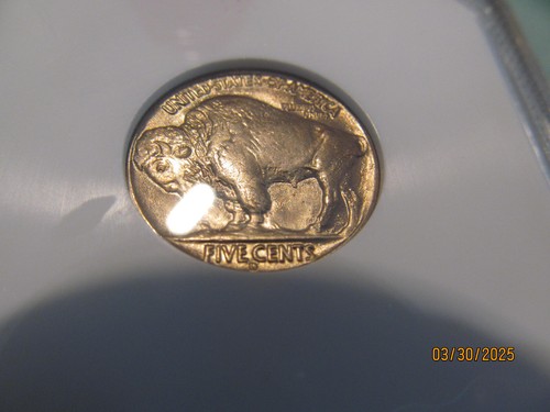 1938D BUFFALO NICKEL NGC MS-66 NICE GOLDEN TONING - Picture 4 of 4