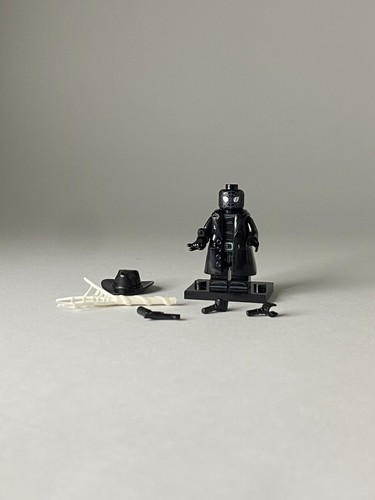 Spiderman Noir - Figurine Type Lego Marvel 2 - Imagen 5 de 6