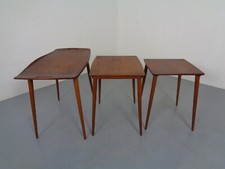 Tables Gigognes En Teck Des Années 60 (3) Par Jens Quistgaard Pour Nissen