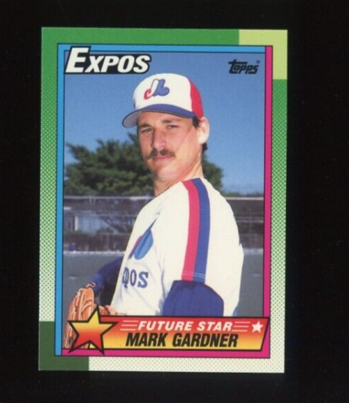1990 TOPPS TIFFANY #284 MARK GARDNER ROOKIE RC MONTREAL EXPOS