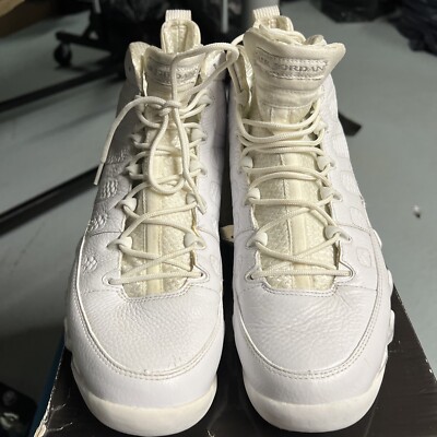 Air Jordan 9 Anniversary Sneakers Mens Size 10.5 White Lot 302370-104 Air Jordan 9 Anniversary Sneakers Mens Size 10.5 White Lot  main image 2