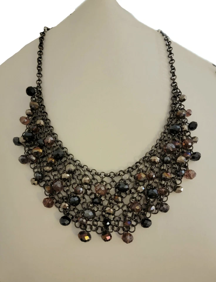 Pave Statement Necklace & Stretch Bracelet Set Lane Bryant - Image 3 of 4