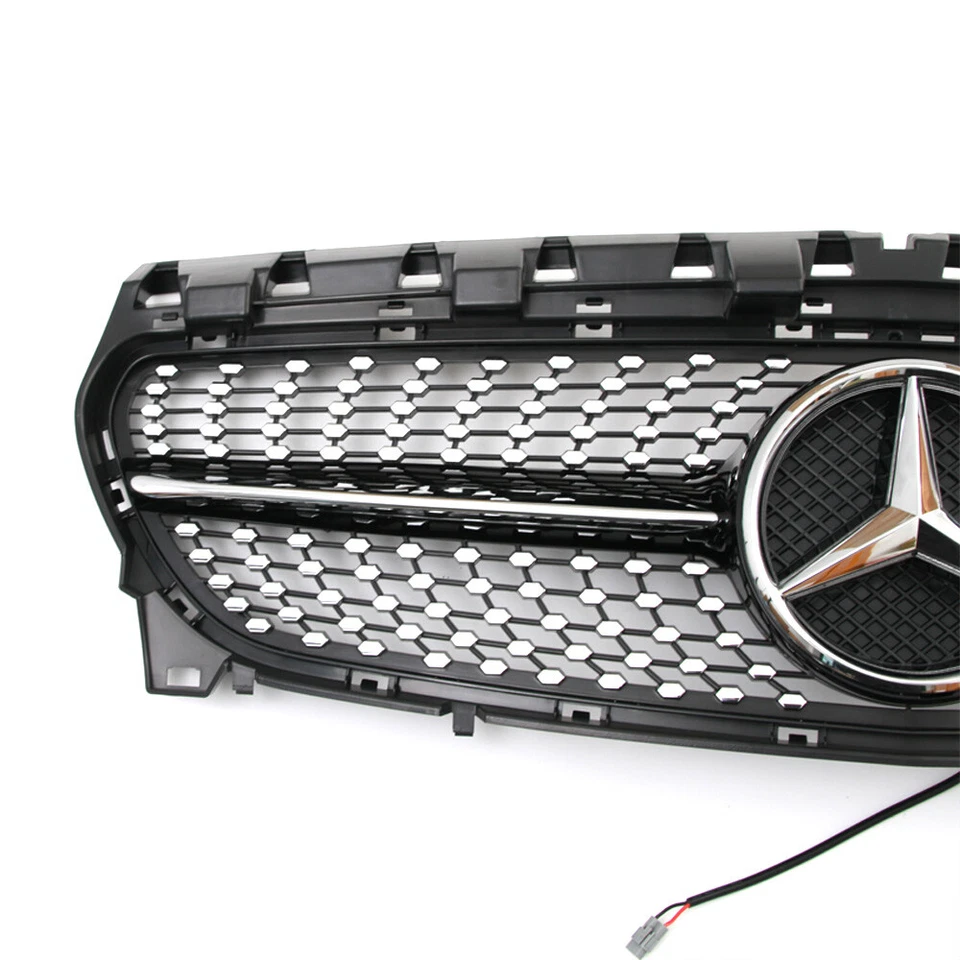 Front Grille W/LED Star For 2013-2019 Mercedes Benz W117 CLA-Class CLA250 CLA200 Foto 4 de 4