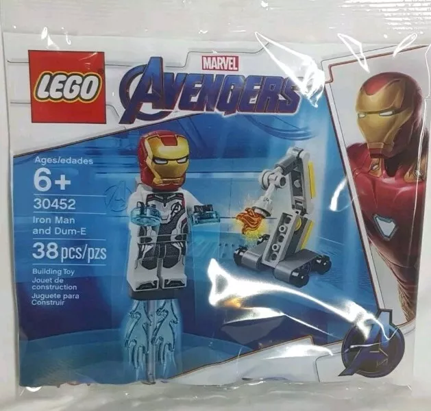 LEGO Iron Man Dum E x2 LOT Polybag 30452 Marvel Avengers Endgame