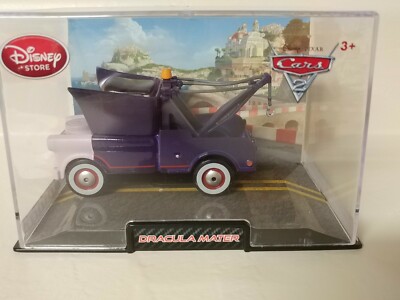 NEW Disney Store Cars 2 Die Cast DRACULA Mater Halloween Tow Truck
