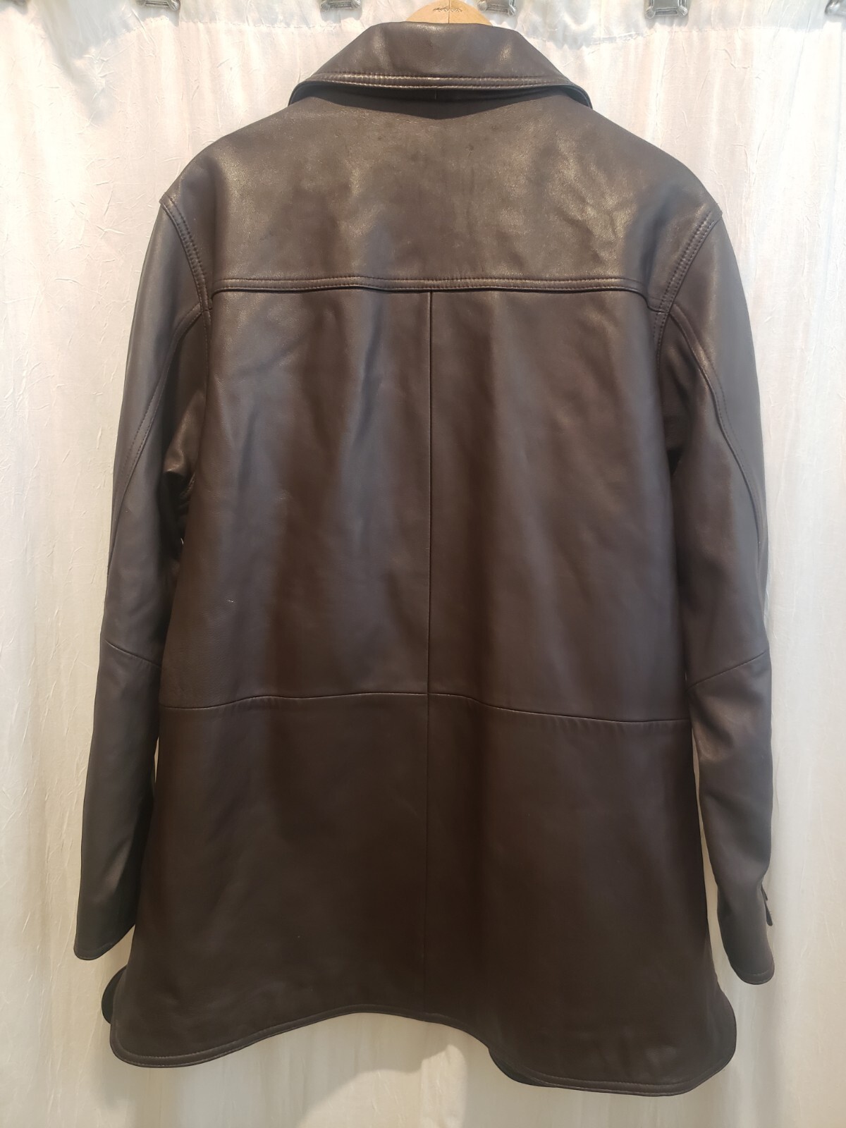 Leather Elements Womens Large Dark Brown Leather … - image 8