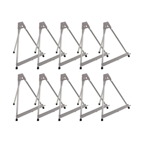 U.S. Art Supply 15" High Aluminum Tabletop Display Easel (Pack of 10) - Colla... - Picture 1 of 5