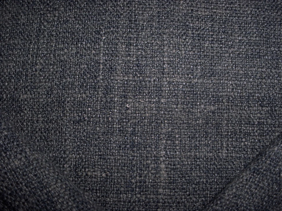 6-3/4Y Rogers and Goffigon Lewis Night Midnight Blue Wool Upholstery Fabric - Image 2 of 4
