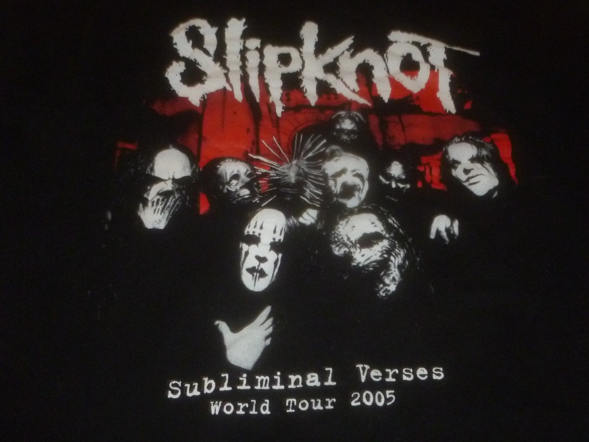 SLIPKNOT SUBLIMINAL VERSES WORLD TOUR 2005 HEAVY METAL CONCERT