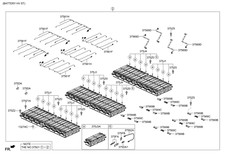 GENUINE NEW BUS BAR-BATTERY MODULE SUITS  HYUNDAI IONIQ 5 DYNAMIQ 2022-ONWARDS