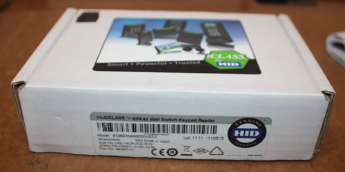 HID 6136 multiCLASS RPK40C Smart Card Reader With Keypad - 6136CKN000D00-G3.0 - 第 1/1 張圖片