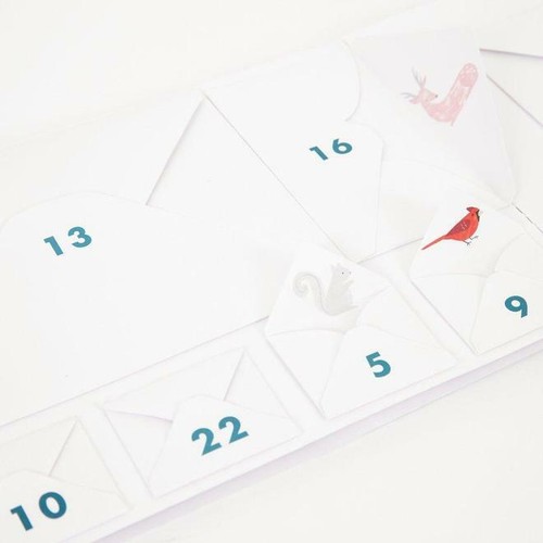 CHRISTMAS Luxury Winter Wonderland Paper Craft Advent Calendar - Picture 5 of 7
