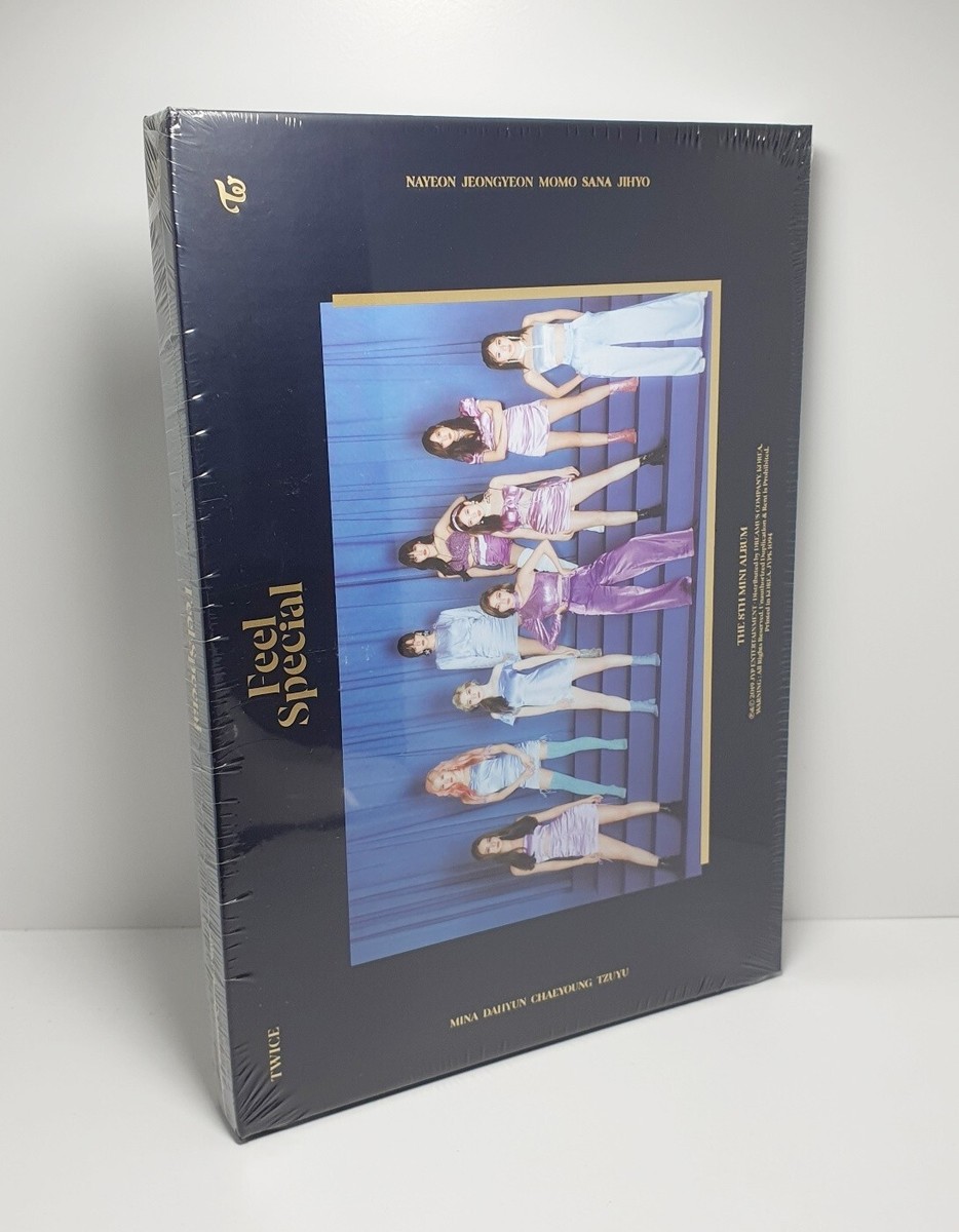 TWICE 8th Mini Album Feel Special B Ver. CD+88p Book+Lyrics Paper+