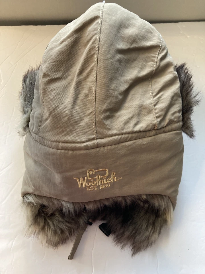 Sombrero de trampero Woodrich piel sintética tostado talla L/XL orejeras cazador al aire libre nuevo sin etiquetas Foto 3 de 4