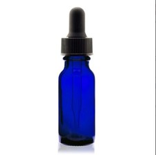 Bottles for Essential Oils 25 pcs with Droppers Glass Cobalt Blue 0.5oz