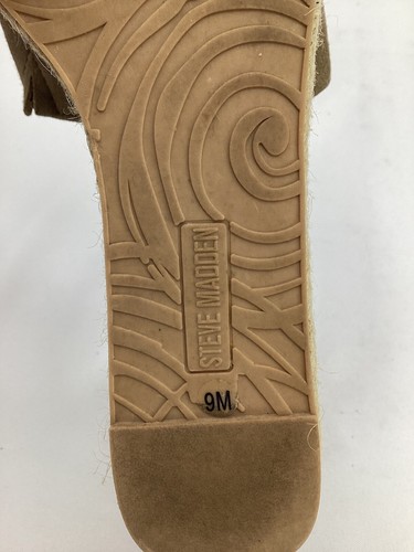 Steve madden women’s Multi Color suede platform ankle strap sandals size 9 M - Picture 6 of 9